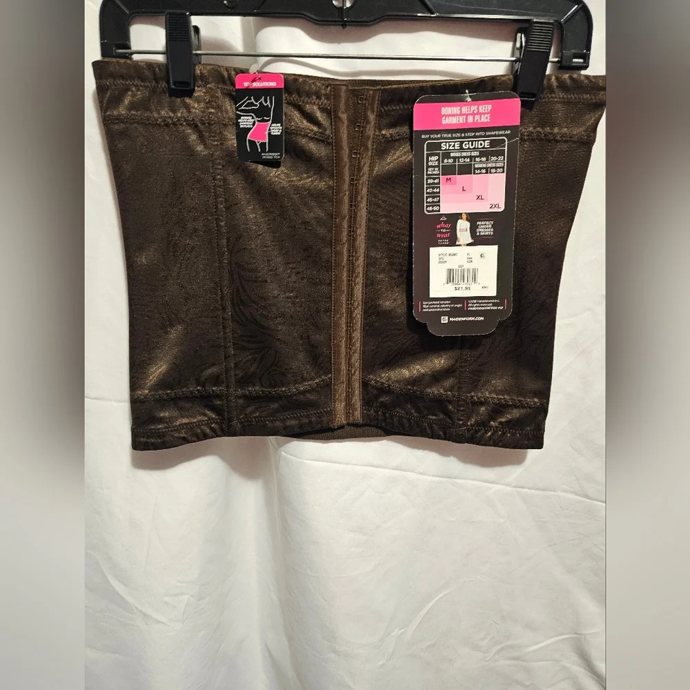 Maidenform XL Tummy Control Brown Waist Ultra Firm Sculpts